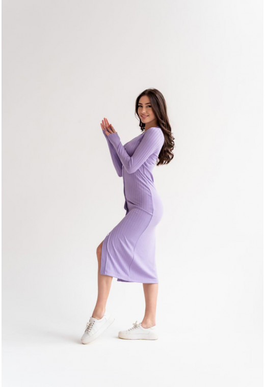 Лавандовое платье на пуговицах —  960943. Maritel. Изображенние 1 Лавандовое платье на пуговицах —  960943. Maritel. Изображенние 1