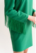 Зелена сукня з бахромою — 142491. Maritel. Зображення 1 Зелена сукня з бахромою — 142491. Maritel. Зображення 1