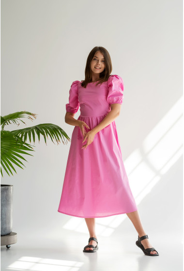 Рожева сукня з бантом на спині . Maritel. Зображення 6