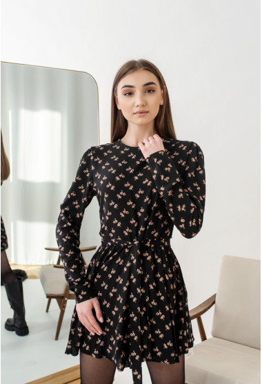 Чорна сукня в квітку. Maritel. Зображення 5