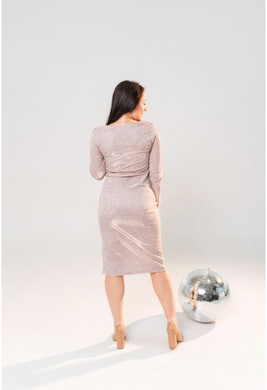 Бежева сукня голограма — 454798. Maritel. Зображення 1 Бежева сукня голограма — 454798. Maritel. Зображення 1