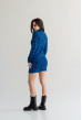 Синее платье леопард — 115234. Maritel. Изображенние 2 Синее платье леопард — 115234. Maritel. Изображенние 2