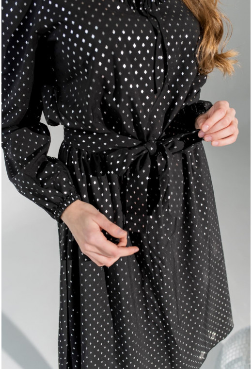 Чорна сукня кохання у білу піку. Maritel. Зображення 1 Чорна сукня кохання у білу піку. Maritel. Зображення 1