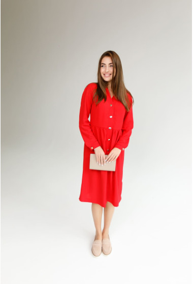  Червона сукня з відливом . Maritel. Зображення 4