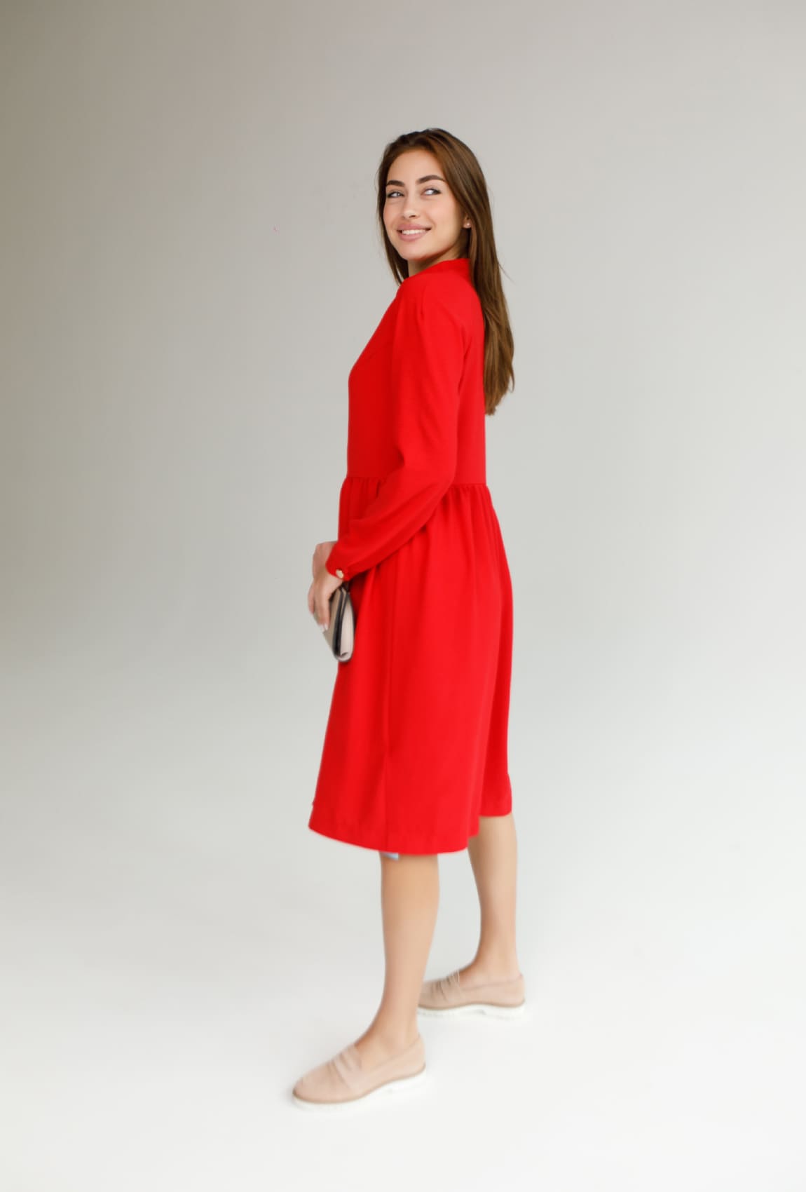 Красное платье с отливом —  553117. Maritel. Изображенние 1