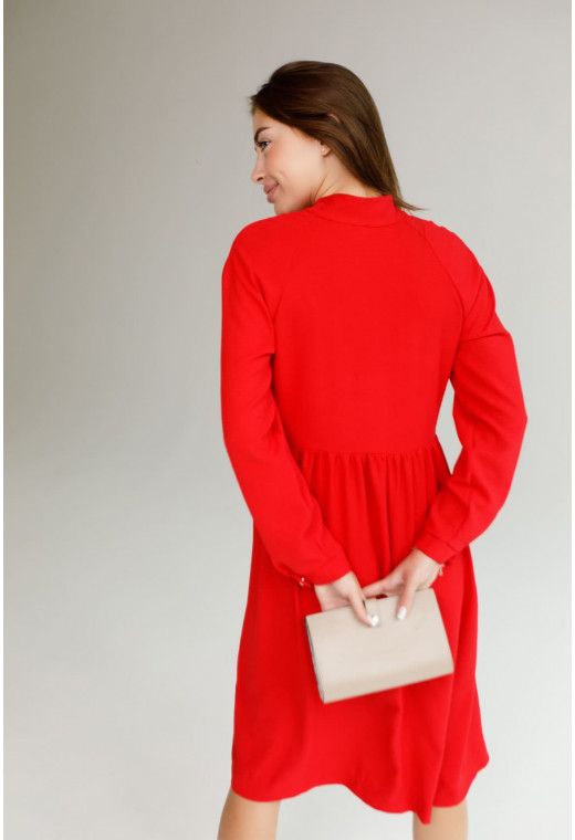 Красное платье с отливом — 553117. Maritel. Изображенние 2 Красное платье с отливом — 553117. Maritel. Изображенние 2