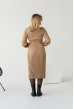 Темно бежева сукня плісе — 122390. Maritel. Зображення 1 Темно бежева сукня плісе — 122390. Maritel. Зображення 1