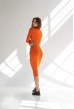 Оранжевое платье поло — 422506. Maritel. Изображенние 2 Оранжевое платье поло — 422506. Maritel. Изображенние 2