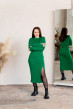 Зелена сукня рубчик з розрізом — 266955. Maritel Зелена сукня рубчик з розрізом — 266955. Maritel