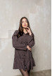 Коричнева сукня рюш софт — 909188. Maritel Коричнева сукня рюш софт — 909188. Maritel