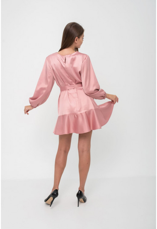 Пудрова сукня волан — 252271. Maritel. Зображення 2 Пудрова сукня волан — 252271. Maritel. Зображення 2