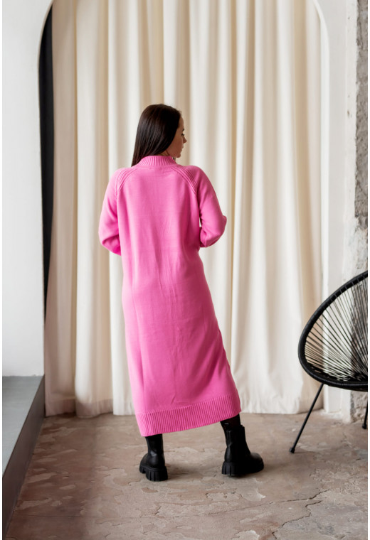 Рожева в'язана сукня — 400521. Maritel. Зображення 1 Рожева в'язана сукня — 400521. Maritel. Зображення 1