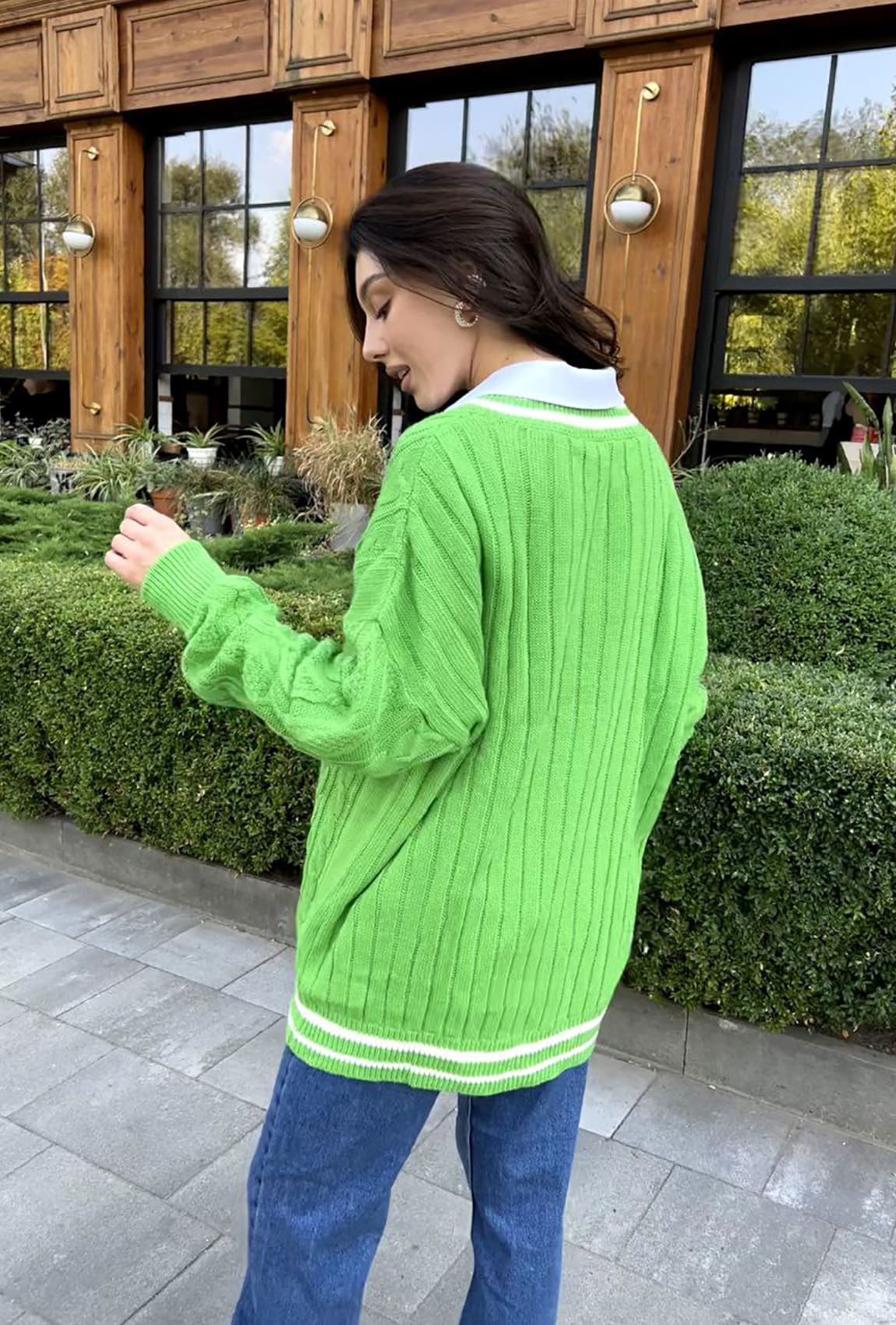 Салатовий пуловер —  365648. Maritel. Зображення 1