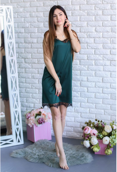 Смарагдова нічна сорочка класика армані. Maritel. Зображення 7