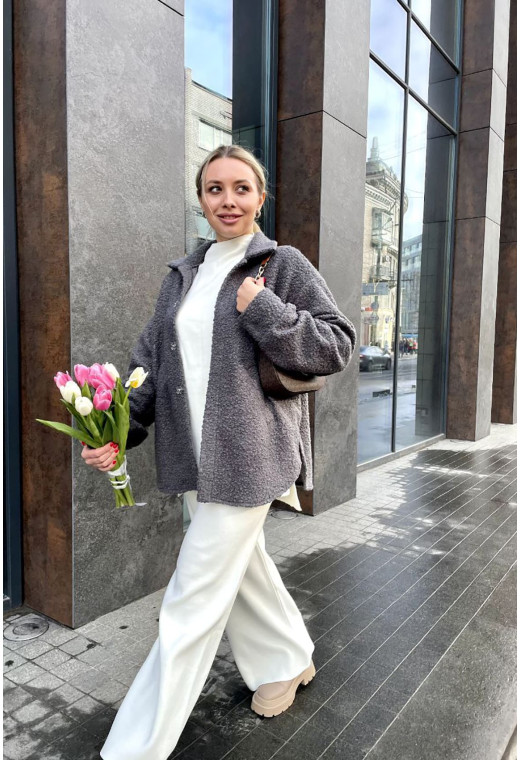 Сіра сорочка тедді — 514965. Maritel. Зображення 1 Сіра сорочка тедді — 514965. Maritel. Зображення 1