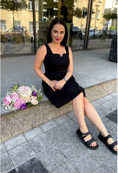 Черный сарафан прошва. Maritel. Изображенние 9