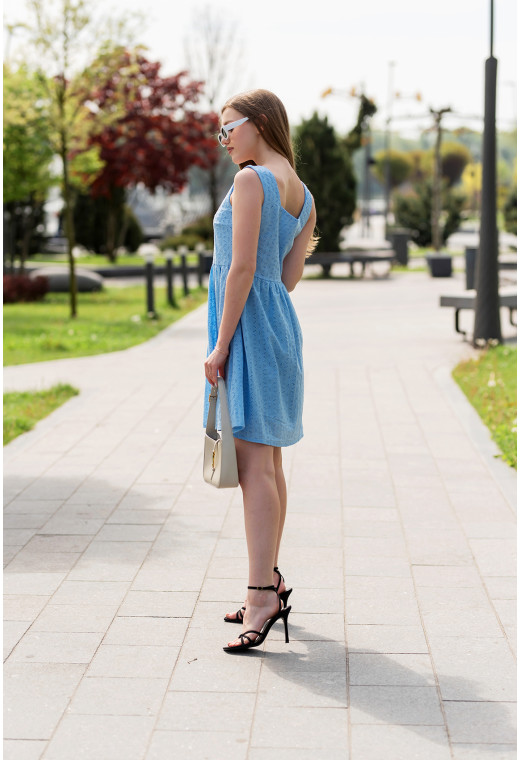 Блакитний сарафан прошва короткий — 447371. Maritel. Зображення 2 Блакитний сарафан прошва короткий — 447371. Maritel. Зображення 2