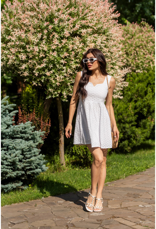 Білий сарафан прошва короткий — 994260. Maritel. Зображення 1 Білий сарафан прошва короткий — 994260. Maritel. Зображення 1