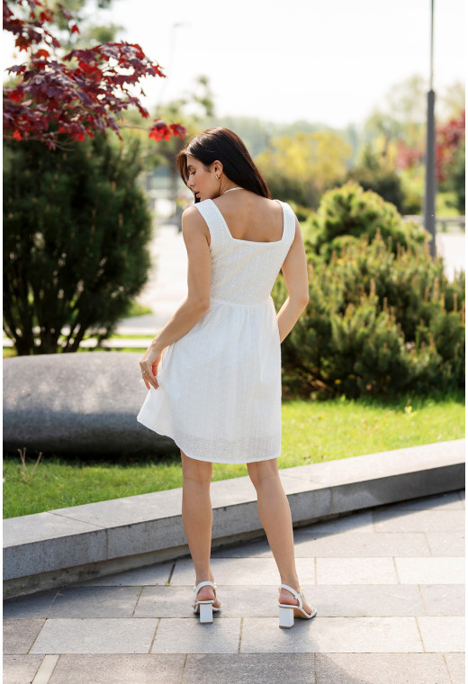 Білий сарафан прошва короткий — 994260. Maritel. Зображення 3 Білий сарафан прошва короткий — 994260. Maritel. Зображення 3