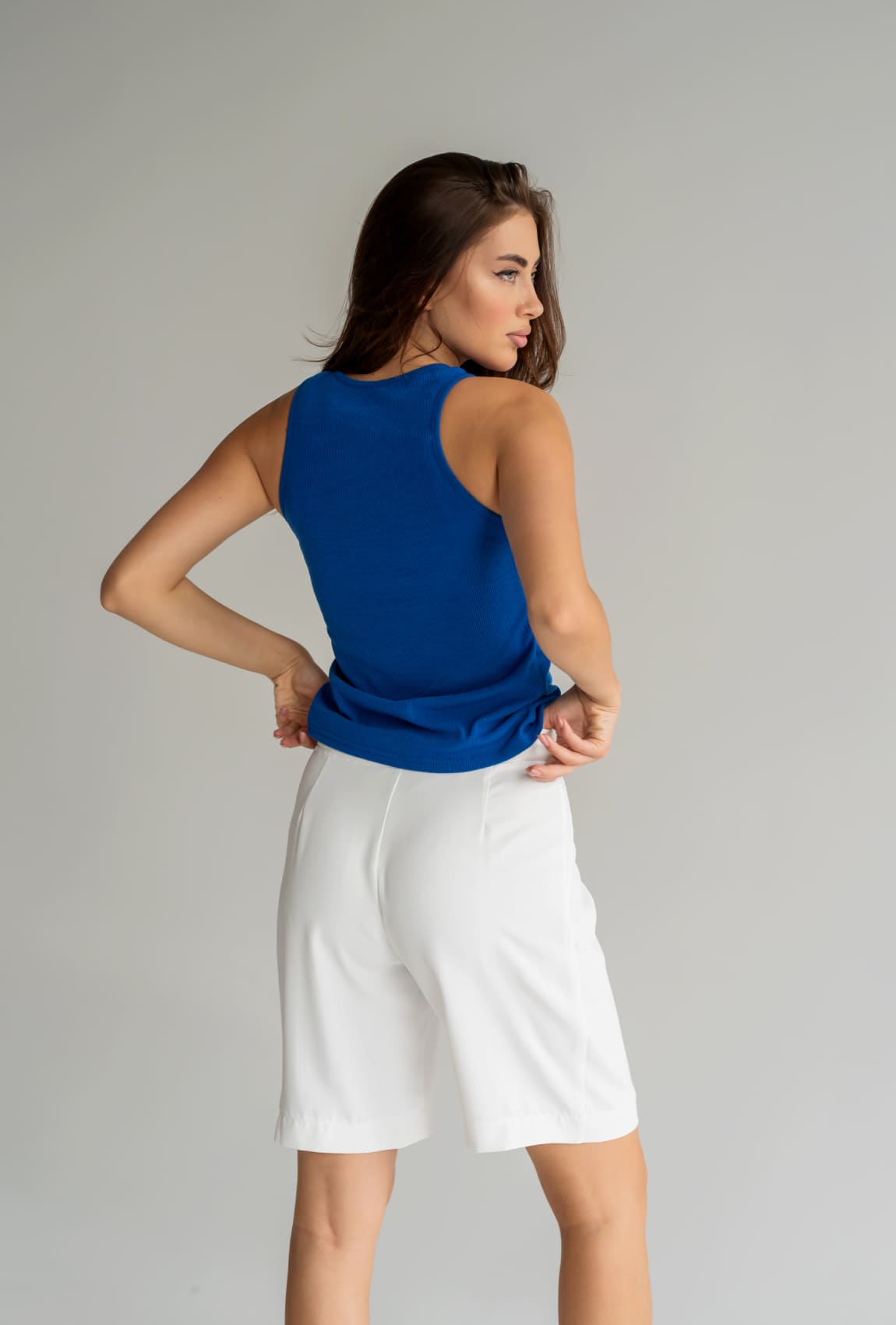 Шорты городские молоко — 208631. Maritel. Изображенние 2 Шорты городские молоко — 208631. Maritel. Изображенние 2