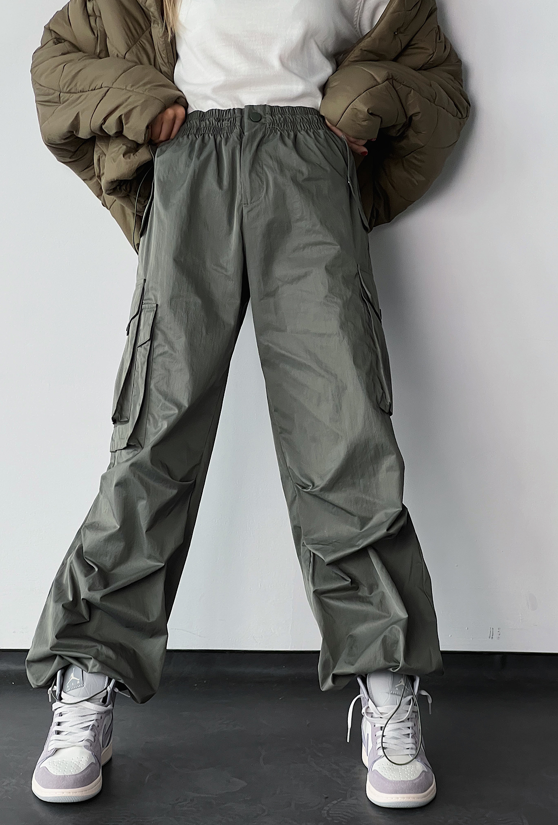 Штани карго парашут хакі — 510739. Maritel Штани карго парашут хакі — 510739. Maritel