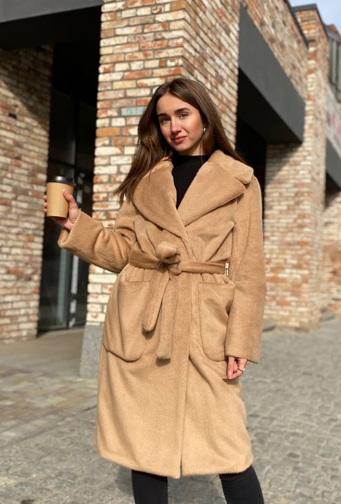 Коричнева норкова шуба — 248550. Maritel. Зображення 2 Коричнева норкова шуба — 248550. Maritel. Зображення 2