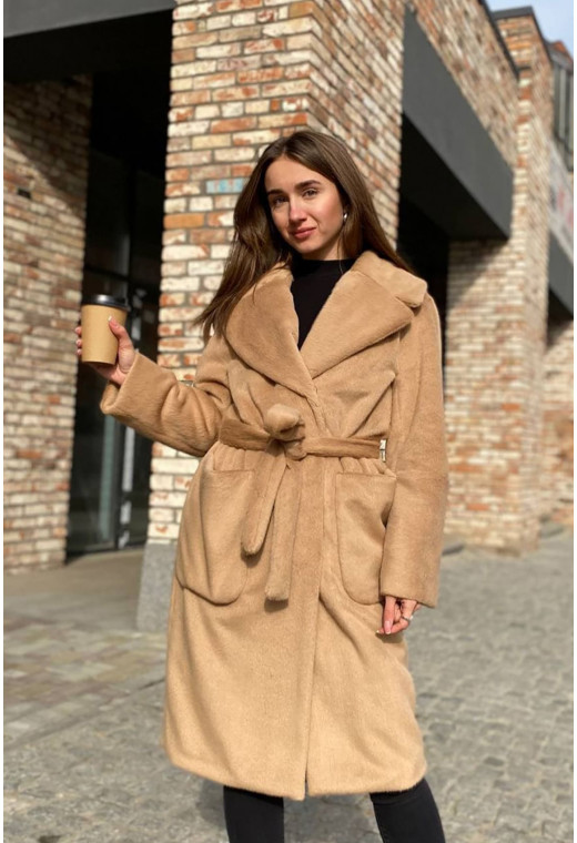 Коричнева норкова шуба — 248550. Maritel. Зображення 2 Коричнева норкова шуба — 248550. Maritel. Зображення 2