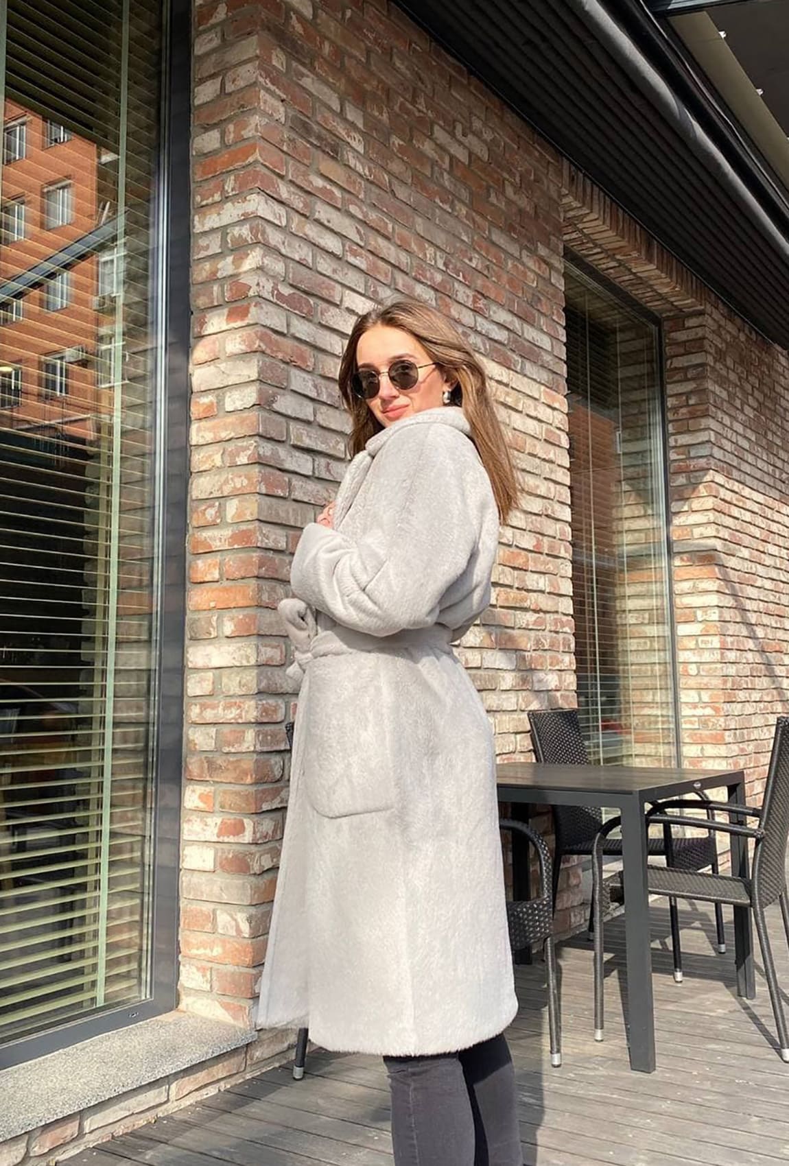 Сіра норкова шуба — 151805. Maritel. Зображення 2 Сіра норкова шуба — 151805. Maritel. Зображення 2