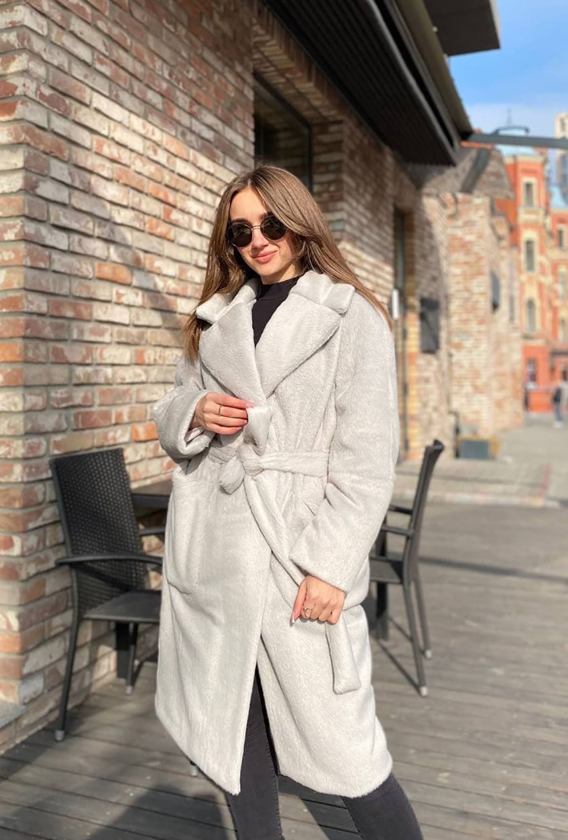 Сіра норкова шуба — 151805. Maritel Сіра норкова шуба — 151805. Maritel