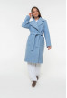 Довга блакитна шуба баранчик — 413701. Maritel Довга блакитна шуба баранчик — 413701. Maritel