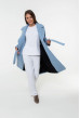Довга блакитна шуба баранчик — 413701. Maritel. Зображення 1 Довга блакитна шуба баранчик — 413701. Maritel. Зображення 1
