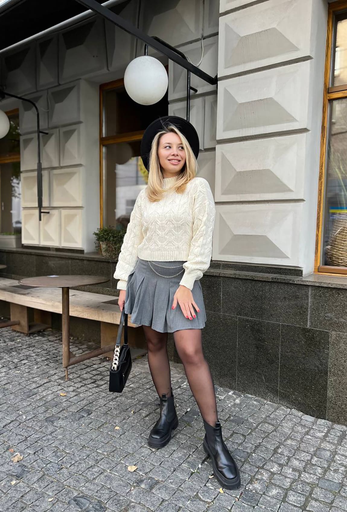 Сіра спідниця з ланцюжком — 581273. Maritel Сіра спідниця з ланцюжком — 581273. Maritel