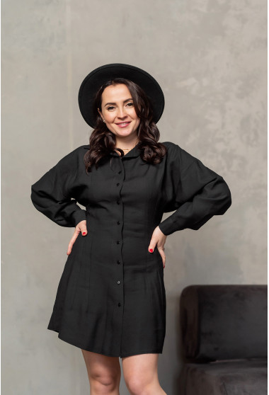 Сукня на гудзиках Чорна. Maritel. Зображення 11