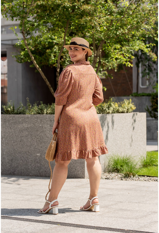 Коричнева сукня штапель —  116911. Maritel. Зображення 2 Коричнева сукня штапель —  116911. Maritel. Зображення 2