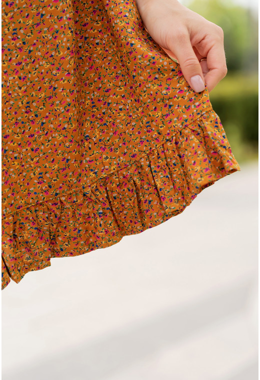 Жовта сукня штапель — 122006. Maritel. Зображення 3 Жовта сукня штапель — 122006. Maritel. Зображення 3