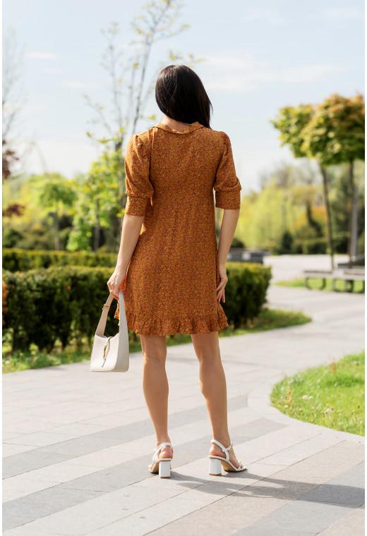 Жовта сукня штапель — 122006. Maritel. Зображення 1 Жовта сукня штапель — 122006. Maritel. Зображення 1