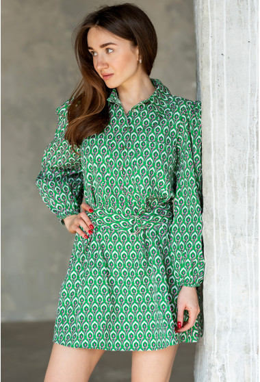 Зелена сукня софт. Maritel. Зображення 3