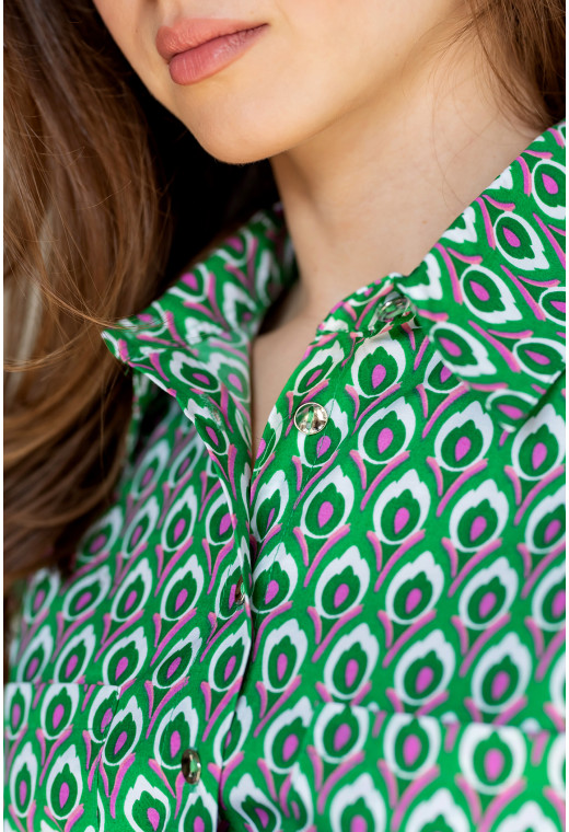 Зеленое платье софт — 675281. Maritel. Изображенние 4 Зеленое платье софт — 675281. Maritel. Изображенние 4