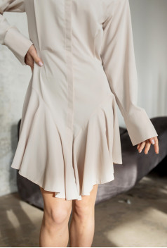 Сукня з воланом молоко. Maritel. Зображення 2 Сукня з воланом молоко. Maritel. Зображення 2