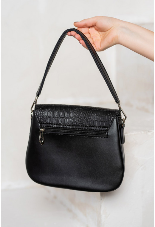 Черная сумка женская — 990750. Maritel. Изображенние 2 Черная сумка женская — 990750. Maritel. Изображенние 2