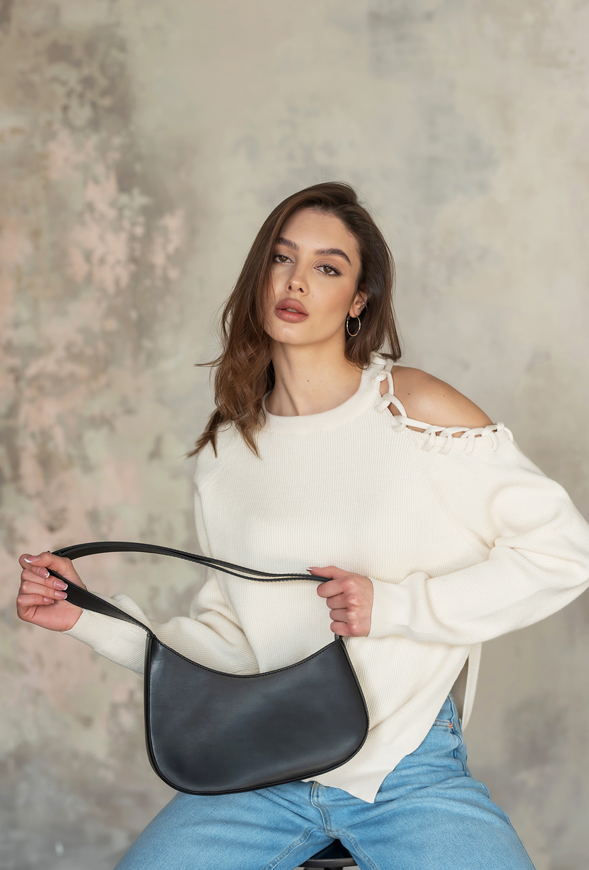 Чорна сумка — 979995. Maritel. Зображення 1 Чорна сумка — 979995. Maritel. Зображення 1