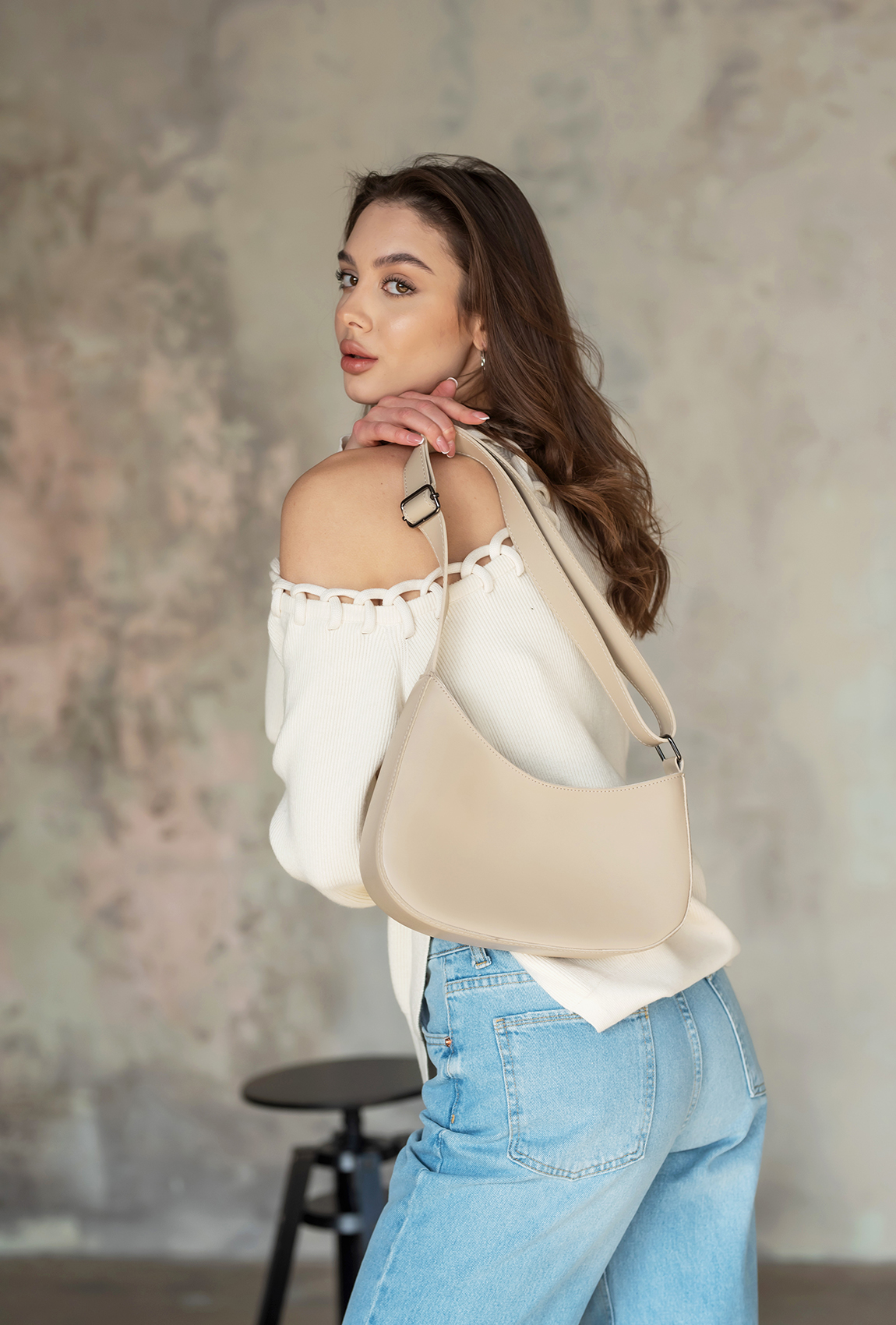 Бежева сумка — 390921. Maritel Бежева сумка — 390921. Maritel