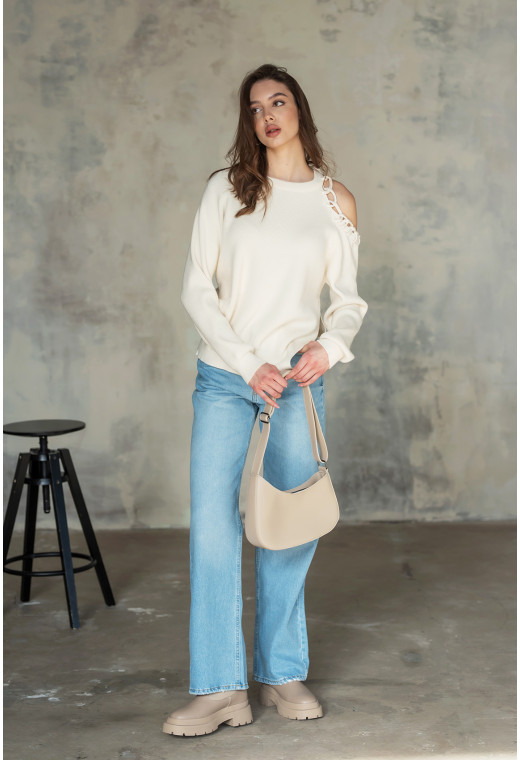 Бежева сумка — 390921. Maritel. Зображення 1 Бежева сумка — 390921. Maritel. Зображення 1