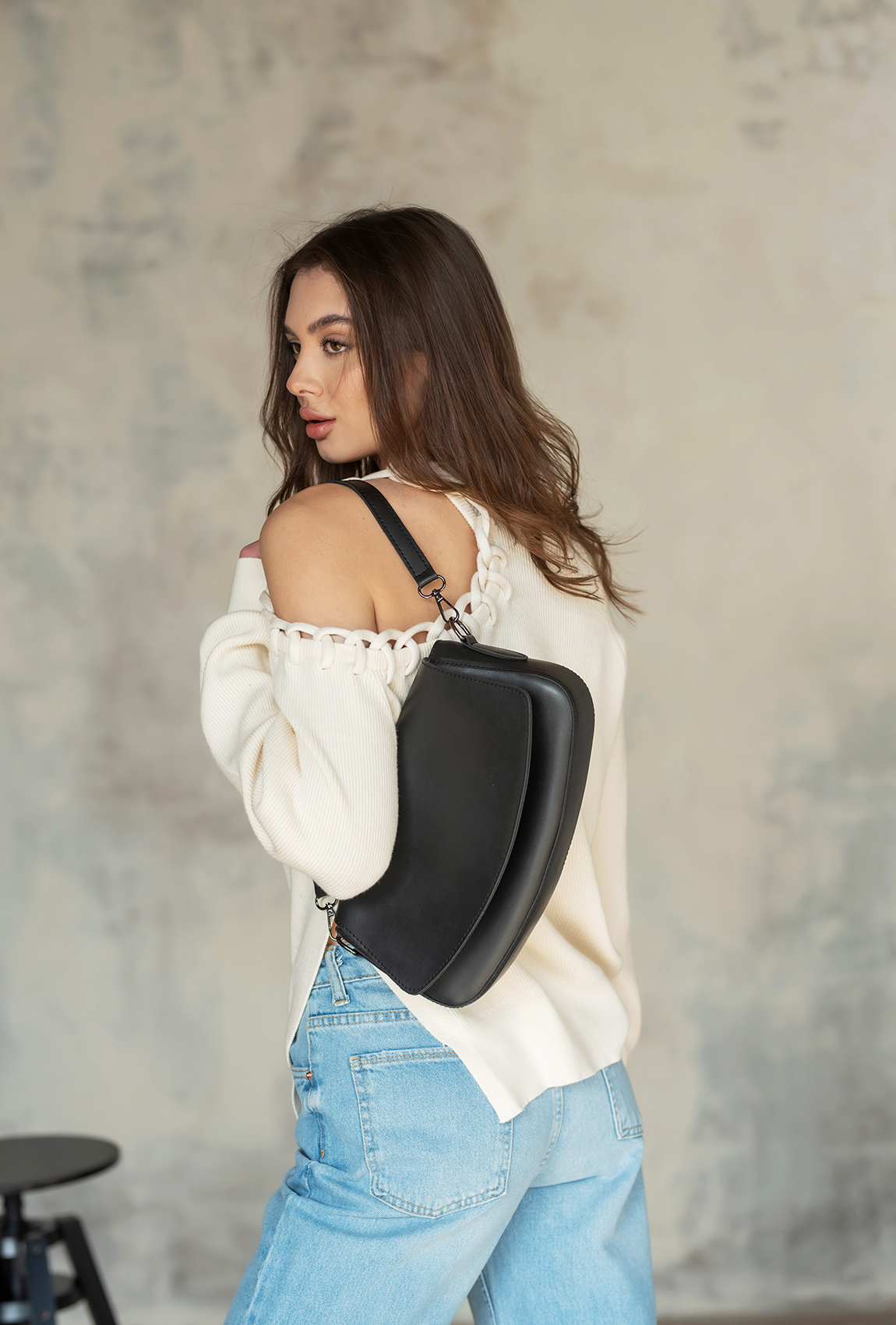 Чорна сумка —  357452. Maritel. Зображення 2