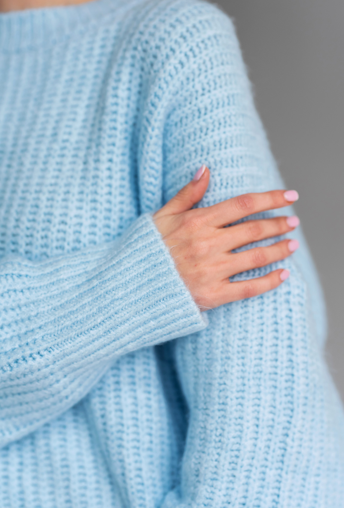 Блакитний светр ангора — 370000. Maritel. Зображення 2 Блакитний светр ангора — 370000. Maritel. Зображення 2