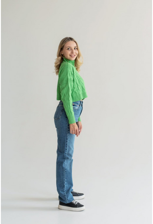 Салатовий короткий сверт коса — 246856. Maritel. Зображення 1 Салатовий короткий сверт коса — 246856. Maritel. Зображення 1