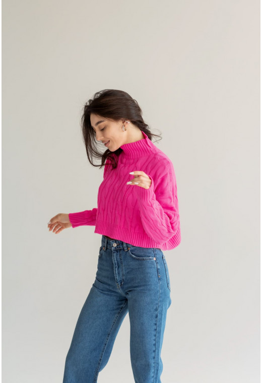 Рожевий короткий сверт коса — 382425. Maritel. Зображення 2 Рожевий короткий сверт коса — 382425. Maritel. Зображення 2