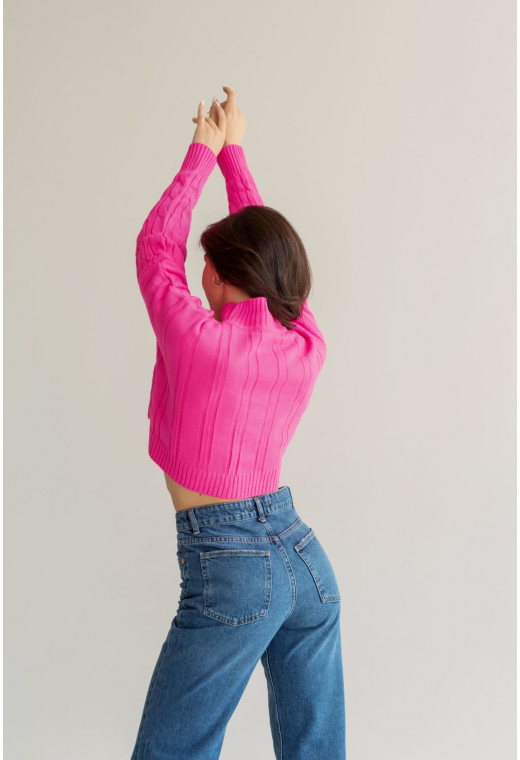 Рожевий короткий сверт коса — 382425. Maritel. Зображення 1 Рожевий короткий сверт коса — 382425. Maritel. Зображення 1