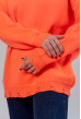 Помаранчевий в'язаний светр з рваним краєм — 244174. Maritel. Зображення 3 Помаранчевий в'язаний светр з рваним краєм — 244174. Maritel. Зображення 3