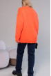 Помаранчевий в'язаний светр з рваним краєм — 244174. Maritel. Зображення 2 Помаранчевий в'язаний светр з рваним краєм — 244174. Maritel. Зображення 2